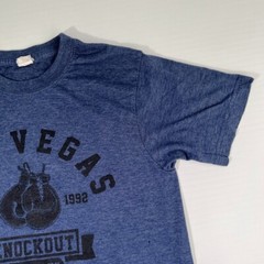 Las Vegas Shirt Men Small Knockout Live Lucky Boxing Glove Work Party Run Gym Fa