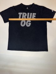 Nike Air Jordan Men’s Short Sleeve T-Shirt True OG Black Size XL