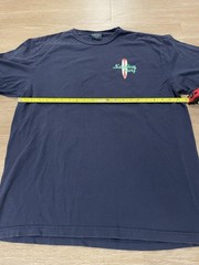 Vintage 90s Nautica Mens Medium Tshirt Navy Blue Surfer Classics Surfboard Retro
