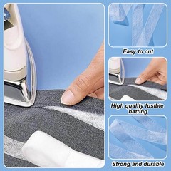 Fusible Batting Tape For Quilting Iron On Hem Seam Sheer Adhesive 1.5 In 70Yd
