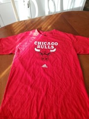 Vintage Chicago Bulls T-Shirt Mens Medium NBA Basketball Adidas Hip Hop Jordan
