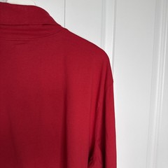 Lands End Super-T Vintage Red Turtle Neck Longsleeve Size XXL 50-52 Old Money