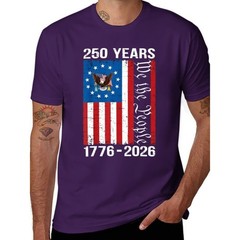 250 Years American Anniversary 250th USA US Flag 4th of July T-Shirt