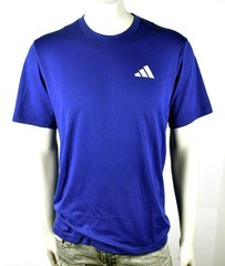 adidas Men’s Train Essentials Climacool Novelty Tee Shirt Top – Blue