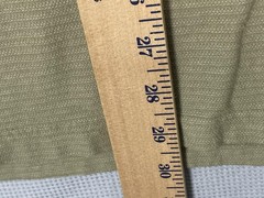 VTG Perry Ellis Shirt Mens XL Green Striped V-Neck Cotton Rayon T-Shirt Tee Y2K