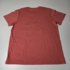 Adidas Shirt Mens Large Orange Short Sleeve Go To Performance Tee Active