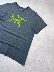 Arc’teryx Gray Graphic Logo T Shirt Men’s Size XL Outdoor Hiking Tee
