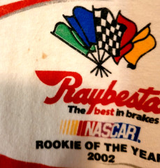 Vtg Rookie Ryan Newman T Shirt #12 Alltel 2002 Checkered Flag Sports Raybestos