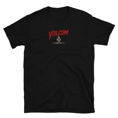Volcom Gothic Saint Nun Rifle Graphic T Shirt Streetwear Skater Punk Tee