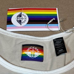 Dockers Pride Collection Tank Top XXL Tan Rainbow Sunburst Sleeveless Shirt