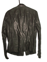Men’s All Saints POSTNOON LEATHER SHIRT jacket overshirt L (ref51) £129.99!!!!!