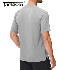 Mens Sports T-Shirt Lightweight Quick Dry Breathable Stretch Fitness