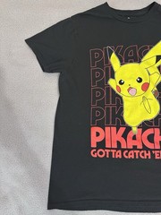 Pokemon Pikachu Gotta Catch Em All T-Shirt Black Unisex Size M Graphic Tee