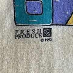 Vintage 90s Monterey California Art Nature T-Shirt XL Yellow Made In USA 1990s