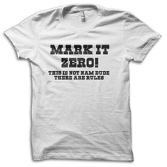 The Big Lebowski “MARK IT ZERO” Walter Sobchak 90s Retro Movie T-Shirt M5625
