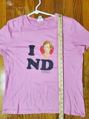 Vintage Napolean Dynamite I Love ND Mighty Fine Brand T Shirt Pink Youth Size XL