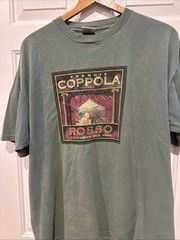 Francis Ford Coppola Presents Rosso California Red Wine Green T-shirt XL