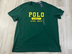 Polo Ralph Lauren Men Polo 1967 Athl. Dept. T-Shirt Green Tee Big & Tall 2XB
