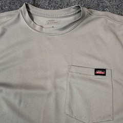 Dickies Mens Gray Short Sleeve Pocket T-Shirt Performance Work Tee Size M