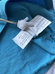 Chrome Hearts Long Sleeve Blue Matty Boy Cotton Tee Size Large “Brain Stain”