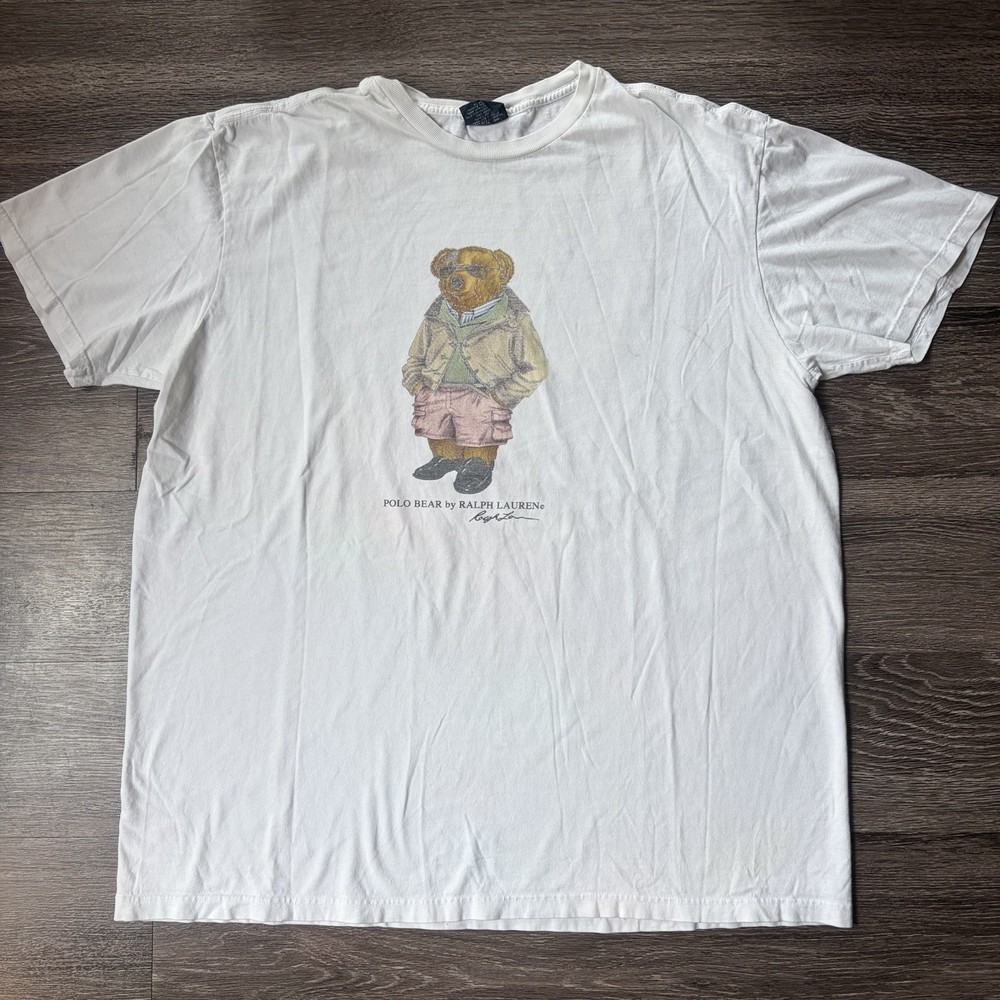 Vintage Polo Ralph Lauren Polo Bear Shirt Size XL