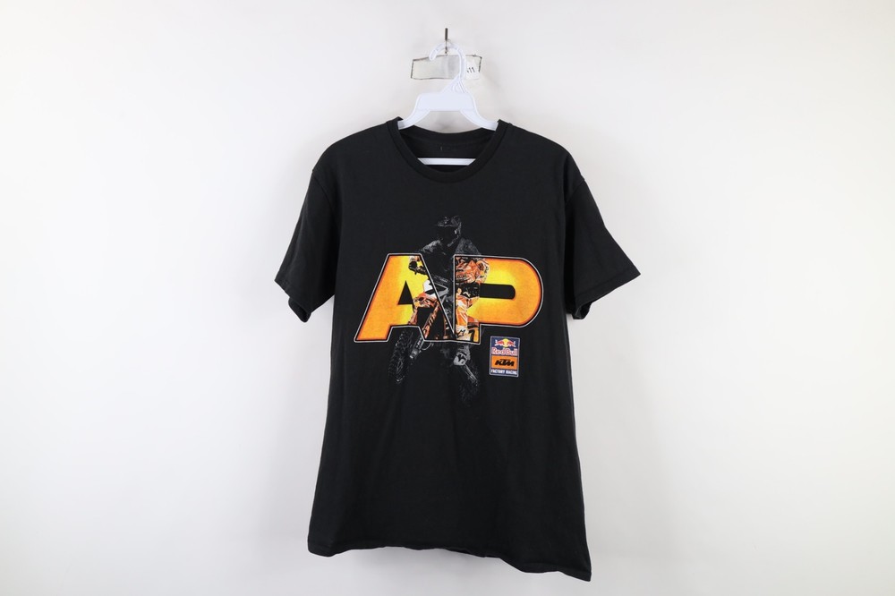 Y2K Streetwear Mens Medium Red Bull KTM Factory Racing Aaron Plessinger T-Shirt