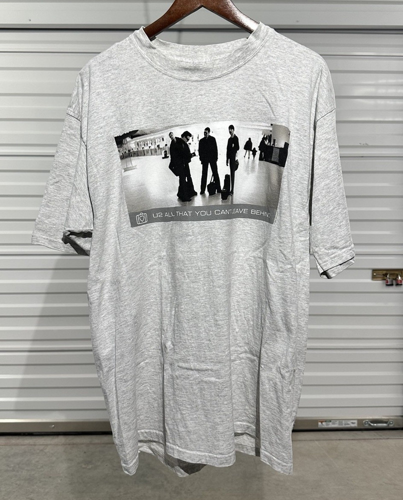 All Sport U2 All That You Can’t Leave Behind Graphic Gray Men’s T-Shirt XL