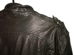 Men’s All Saints MCKAY LEATHER SHIRT jacket overshirt XL (ref80) £199.99!!!!!