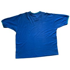 VTG Fruit Of The Loom 90s Single Stitch Mens 3XL Short Sleeve Double Cuff/Collar