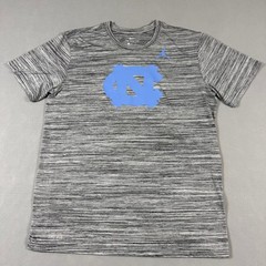 Jordan Nike UNC Tar Heels Dri-FIT Grey Space Dye Shirt Mens Large 943223-071