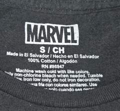Mens Marvel The Punisher Short Sleeve T Shirt Black White Small