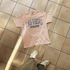 Las Vegas Nevada Vintage Varsity Letters DistressedVintage Retro Tee