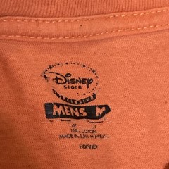 Lion King Disney Mufasa & Simba Orange Graphic T Shirt Sz M