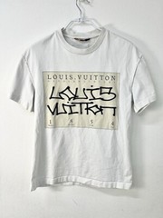 Louis Vuitton T-shirt Virgil Avreau FW22 white Authentic