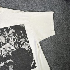 Vintage The Beatles Shirt Mens Large White 90s 1993 For Sale Portrait Art Music