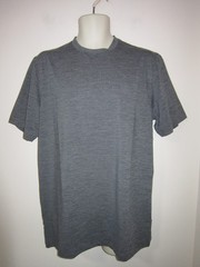 TRAVIS MATHEW SCENIC VISTA Performance Active Tee T-Shirt Heather Grey Sz L