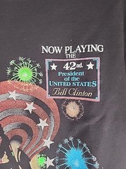 1993 Bill Clinton Inauguration Day Shirt Large Saxophone President USA ANVIL