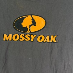 Mossy Oak Graphic T Shirt Mens Size 3XL Gray