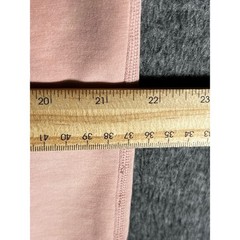 BYLT Basics Drop Cut Lux T-Shirt Mens XL Clay Pink Curved Hem Short Sleeve Tee