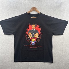 Teddy Fresh Shirt Mens Large Black Fighting Deep State Political Elon Musk Trump