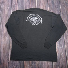 Vintage Screen Stars Best Helmet Law Shirt Mens L Black Long Sleeve Colorado Tee