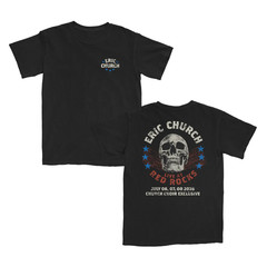 Eric Church Red Rocks Morrison CO July 6th 7th 8th 2026 Event Tee Merch, Hoodie