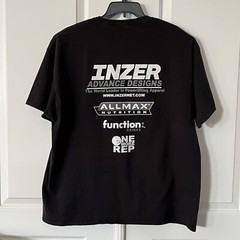 2011 USPA Olympia Invitational Shirt Adult 2XL Black Logo Both Side Graphic Mens