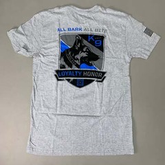 5.11 TACTICAL All Bark All Bite T-Shirt Cotton Polyester 016 Heather Grey Sz M