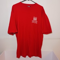 Vintage Avirex Crew Neck Red Short Sleeve Tee Shirt Mens Sz L