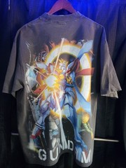 GUNDAM ON A SHAKA HEAVYWEIGHT GARMET DYED T SHIRT “MODERN”