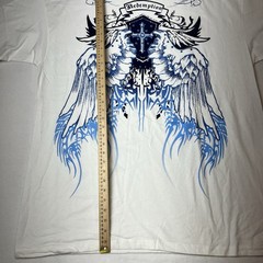 New The Mountain Redemption T-Shirt Men’s 3XL White VTG Leather Tag S/S Crew