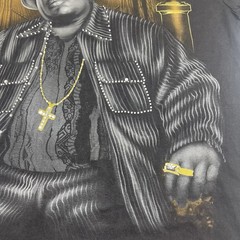 Brooklyn Mint Black Notorious BIG Bedazzled Short Sleeve T Shirt Mens Size XXL