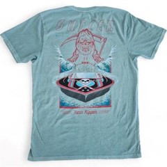 Men’s Sullen Art Collective Flesh Ripper Blue Skull Premium Tee T-Shirt Large