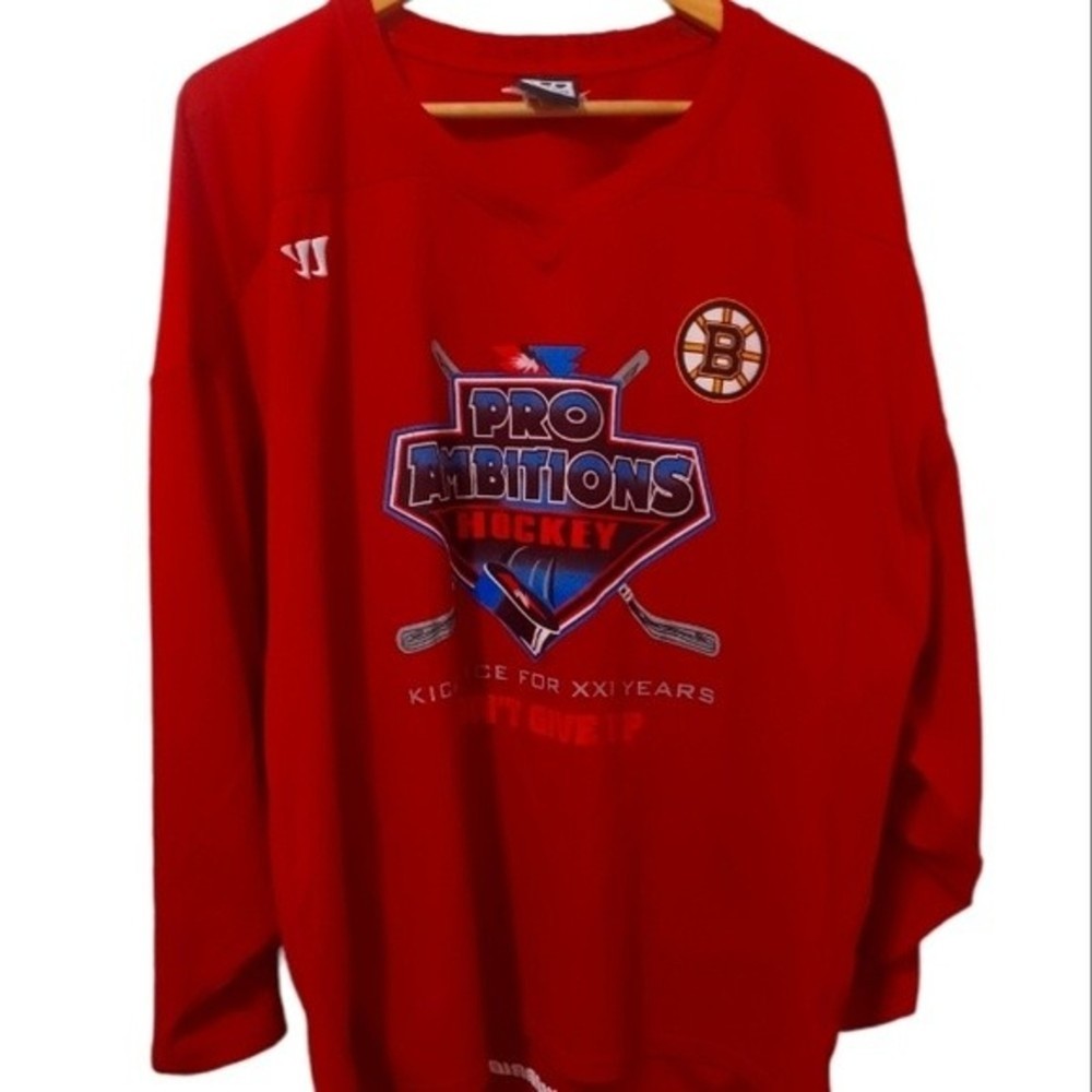 Authentic Warrior hockey Boston Strong jersey size XL